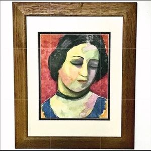 Limited Edition Print of Painting after Jawlensky 1912 “Portrait of a Woman”